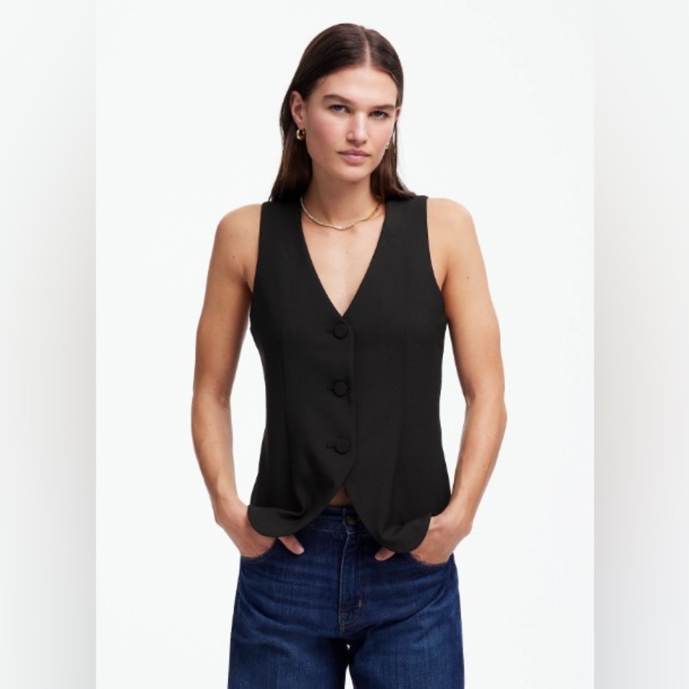 Madewell Button Front Vest